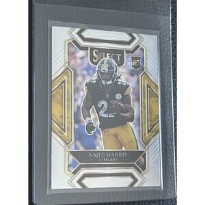 2021 Select Najee Harris RC Yellow Green Club Level Prizm Die Cut! #253 Steelers